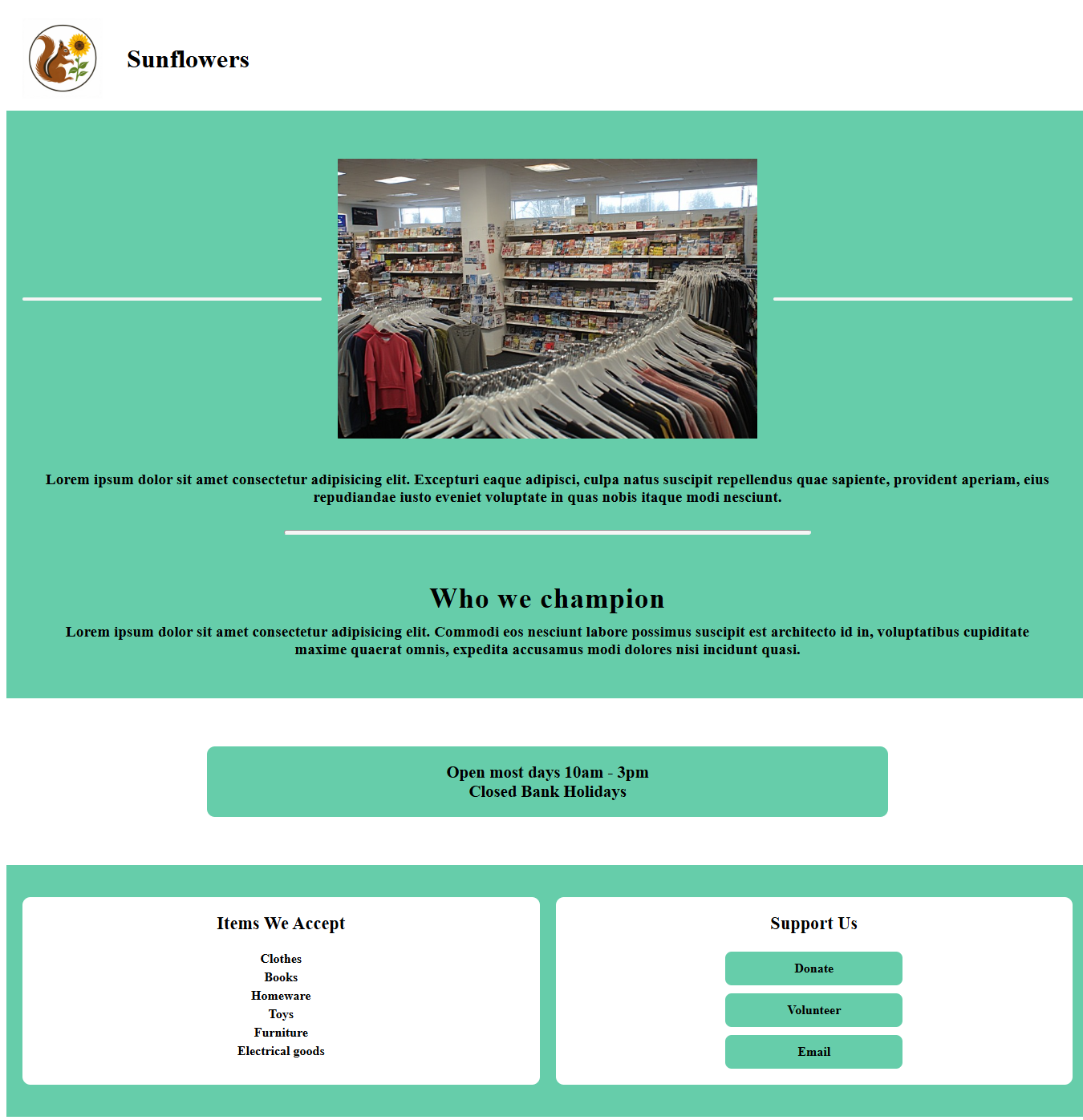 Charity Website